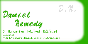 daniel nemedy business card